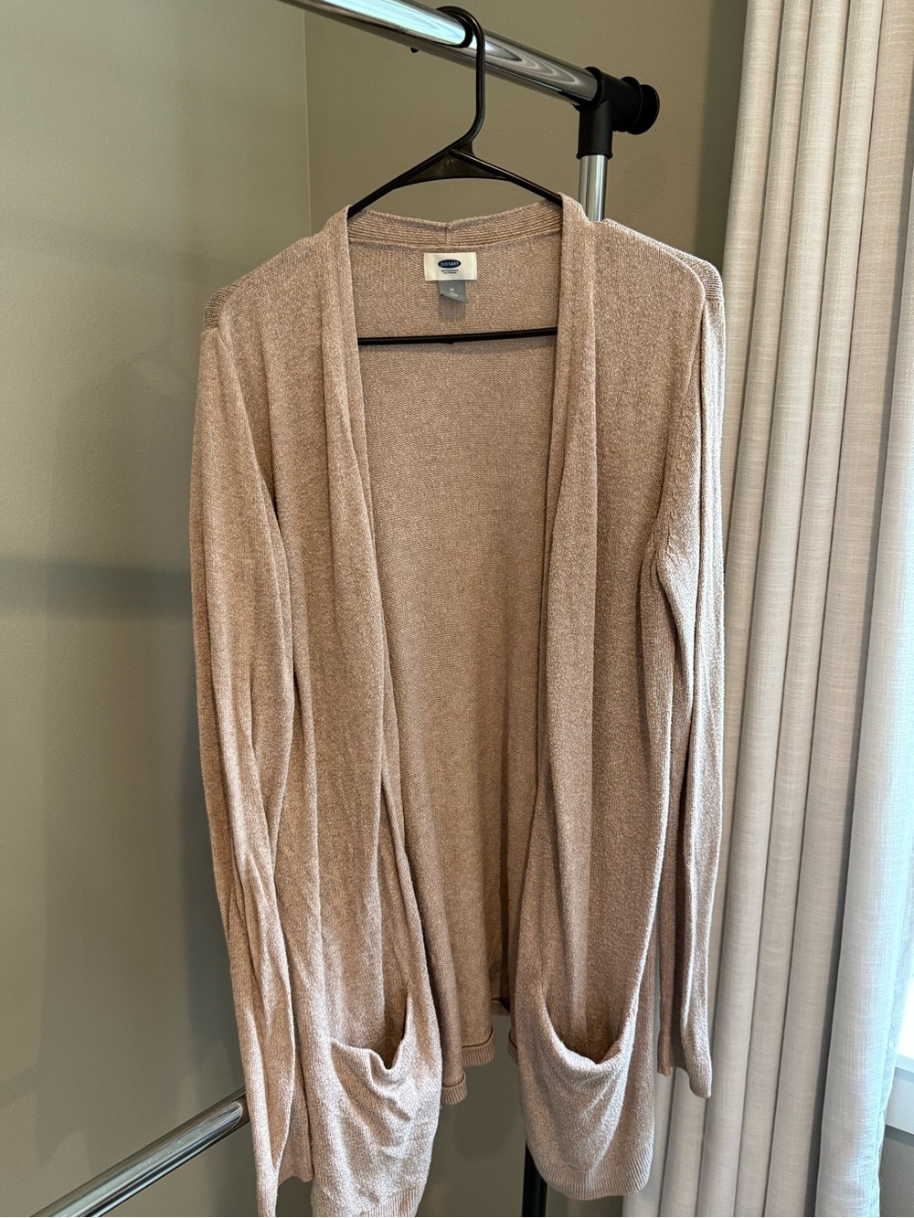 Old Navy Open-Front Cardigan in Light Taupe